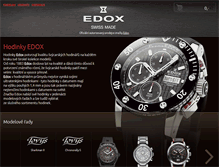 Tablet Screenshot of hodinky-edox.cz
